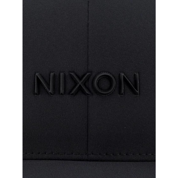 Nixon Men's Delta FF Quick Dry FlexFit Hat Cap - Black (Small/Medium) - Picture 2 of 5
